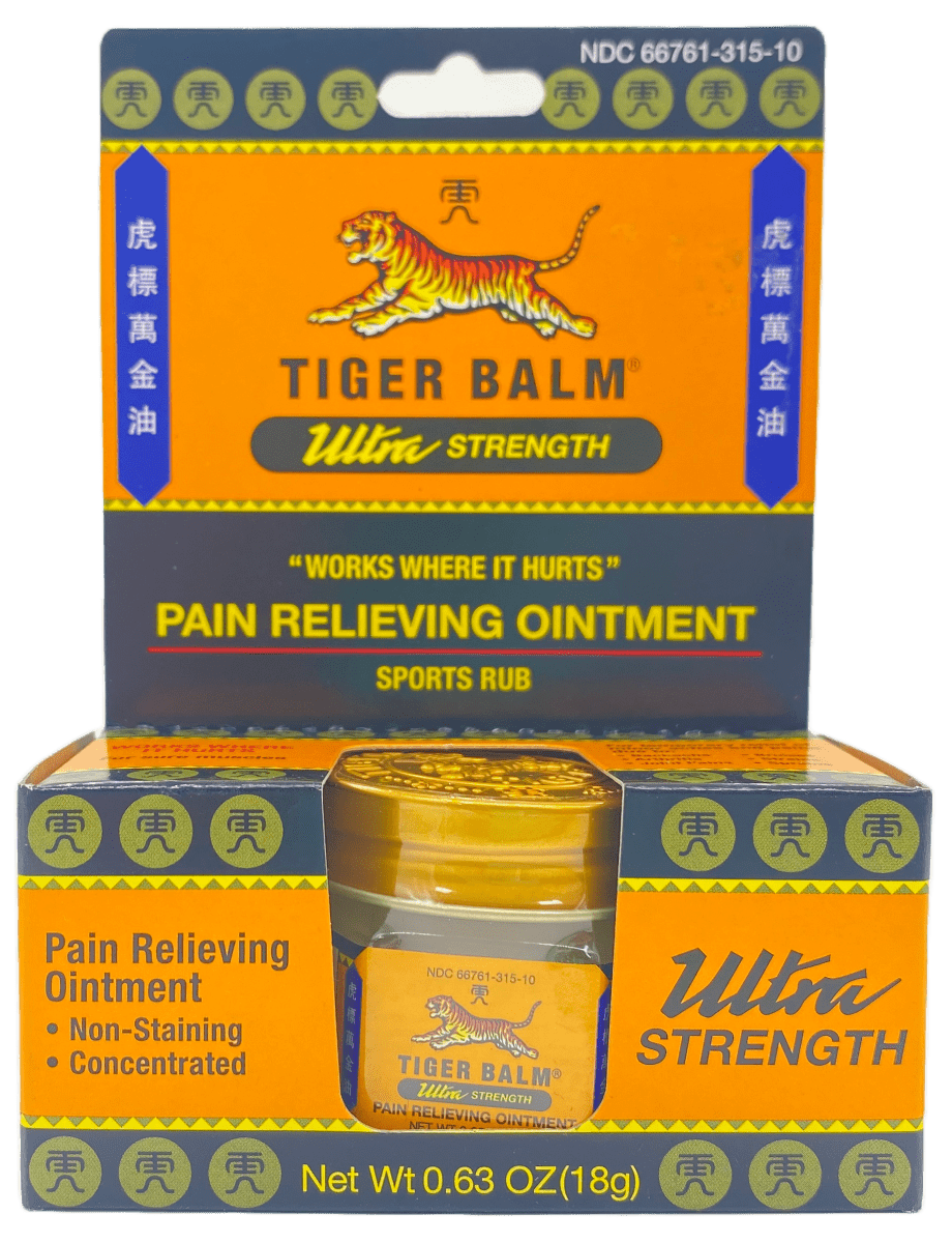 Tiger Balm Pain Relieving Ointment – Ultra Strength – 0.63 OZ